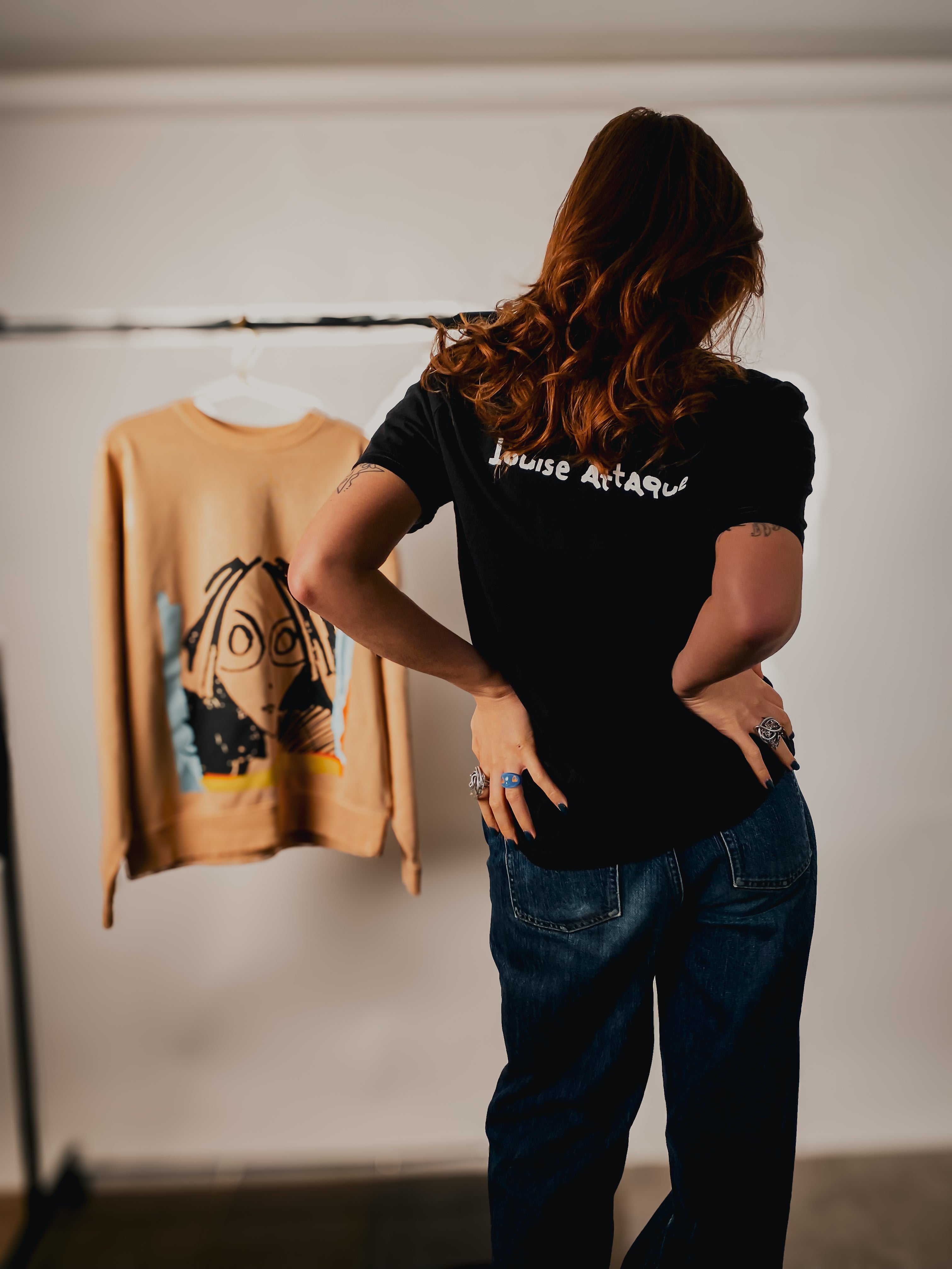 T-shirt "La Louise" Noir et Blanc