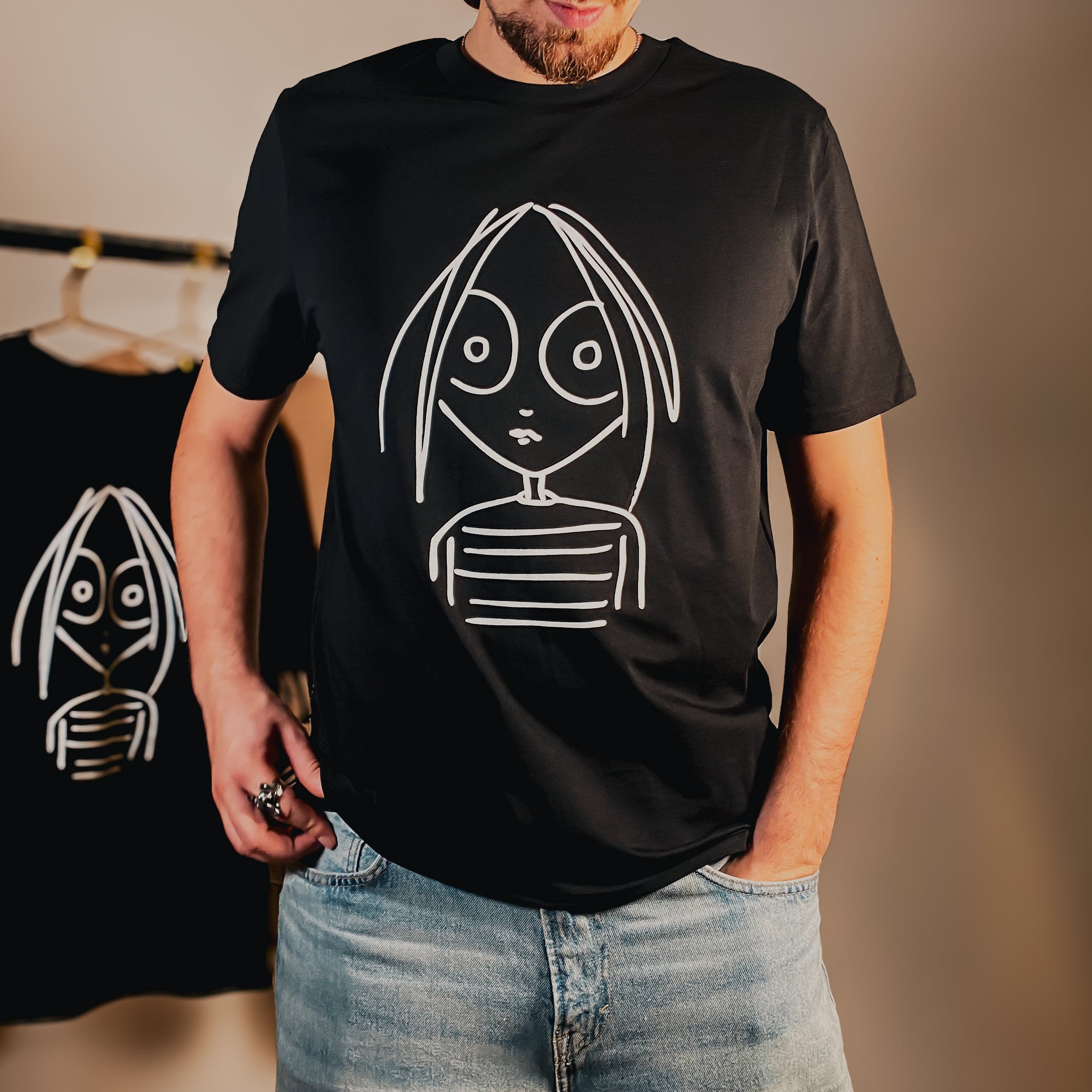 T-shirt "La Louise" Noir et Blanc