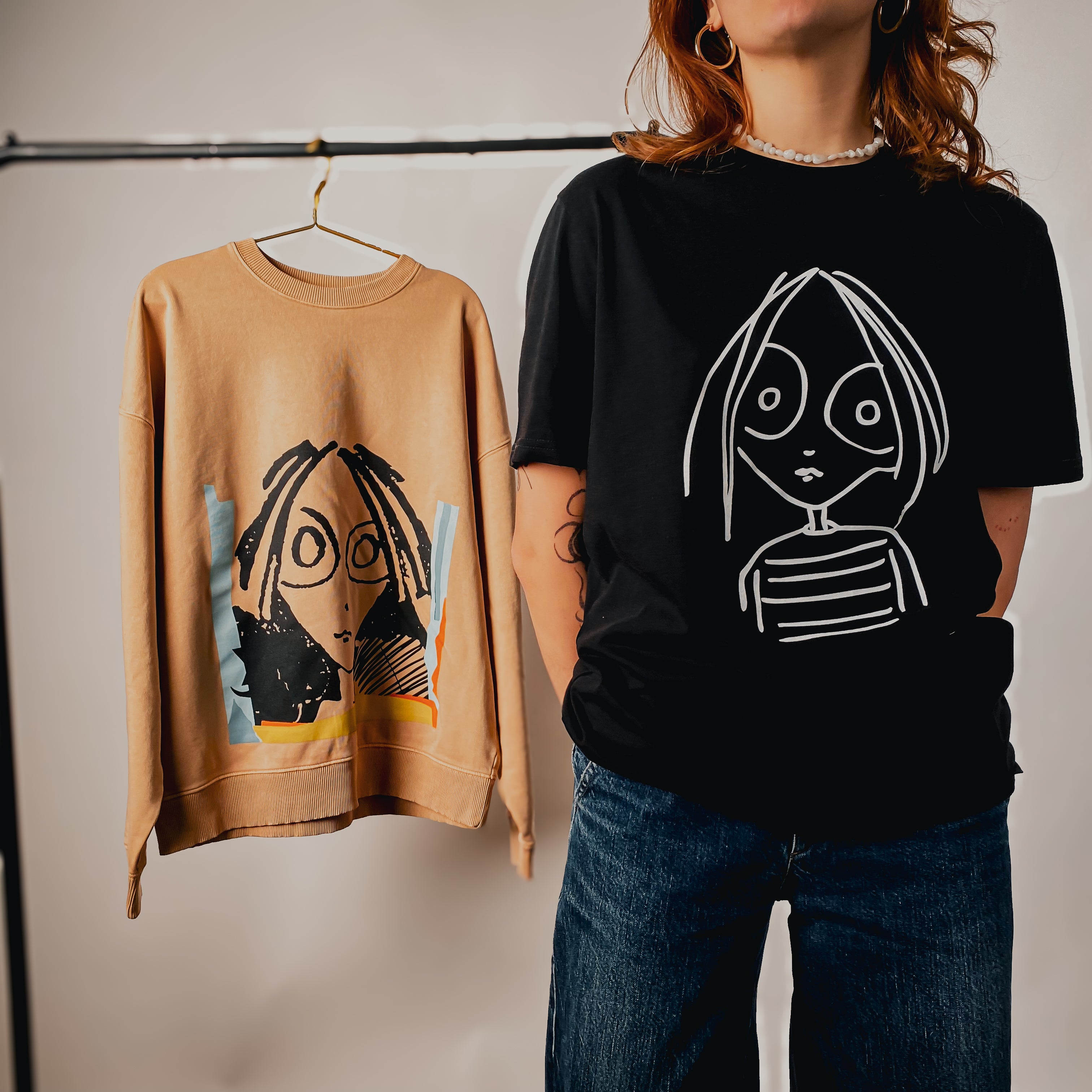 T-shirt "La Louise" Noir et Blanc