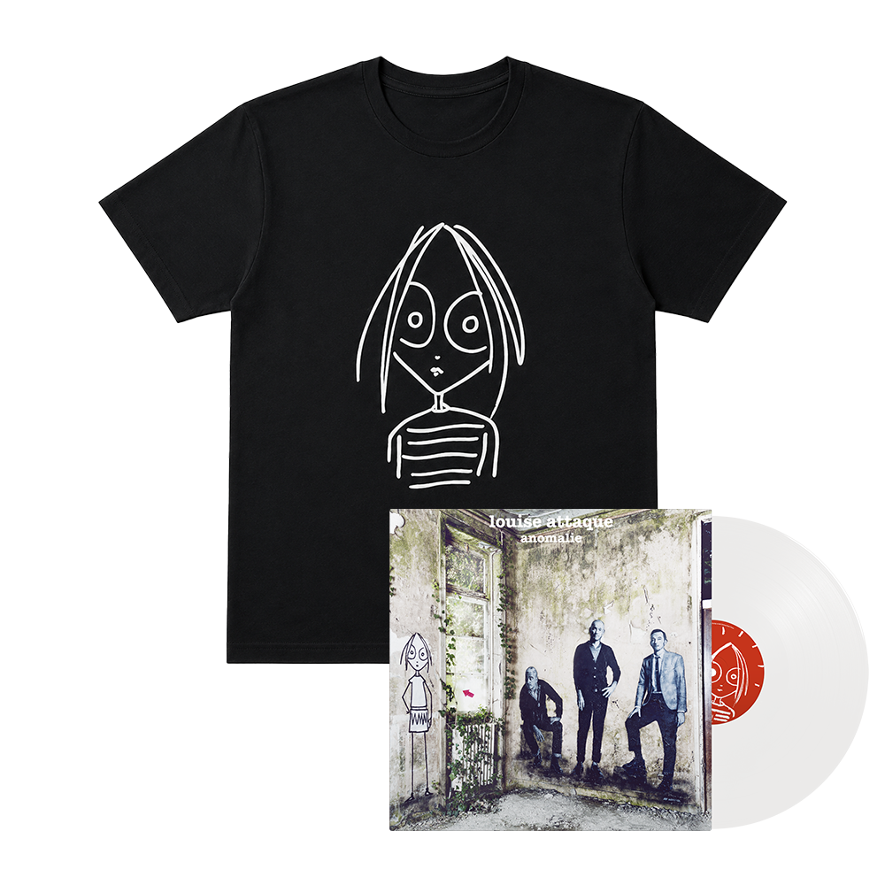 PACK RÉÉDITION 10 ANS "ANOMALIE" VINYLE COULEUR + CARTE DÉDICACÉE + T-SHIRT "LA LOUISE"