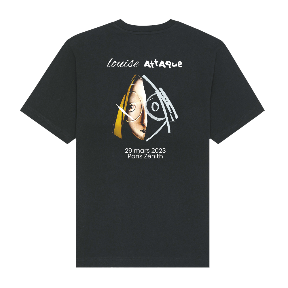 T-shirt "Louise Tour" Noir